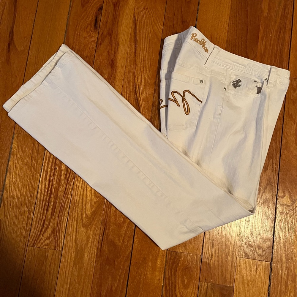 2/$30 - Vintage - White Denim women’s Jeans